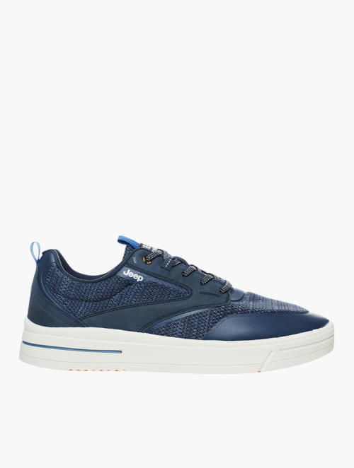 MyRunway | Shop Jeep Navy Jack Derby Sneakers for Men from